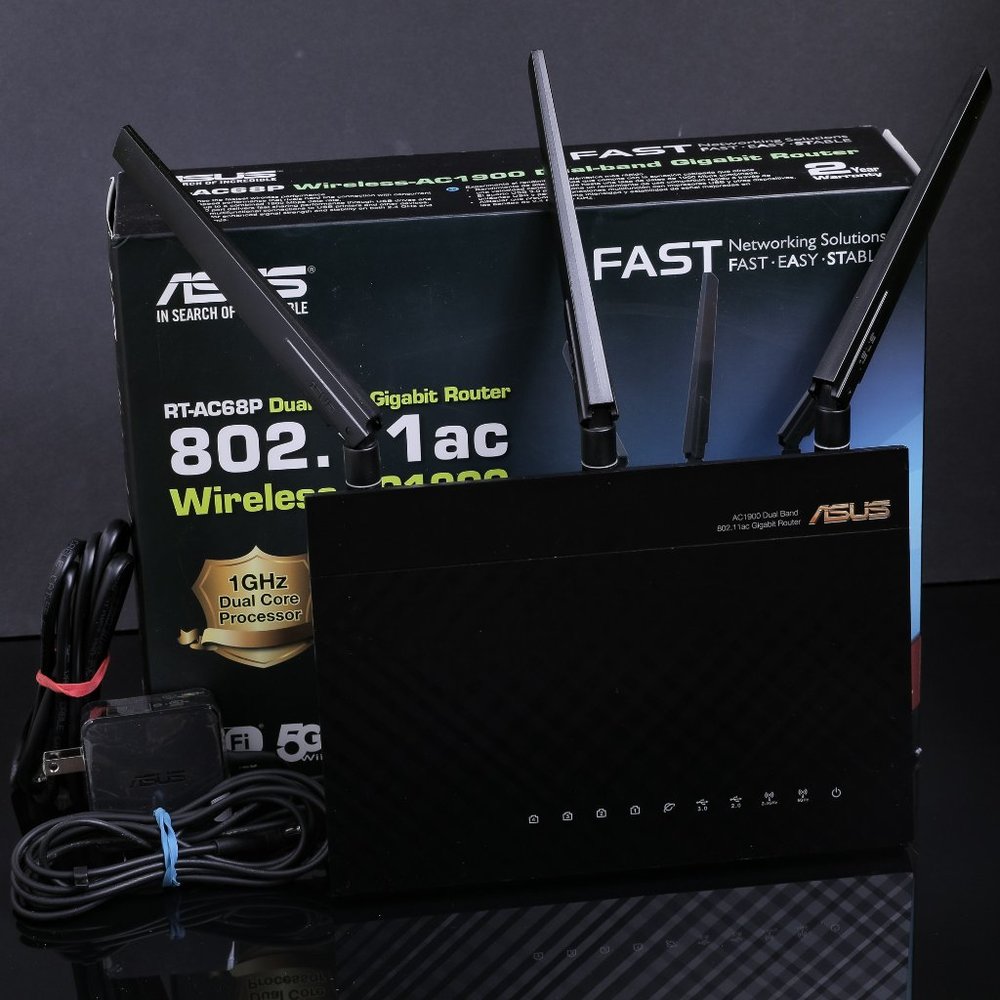 ASUS RT-AC68P AC1900 DUAL BAND GIGABIT WIRELESS Router